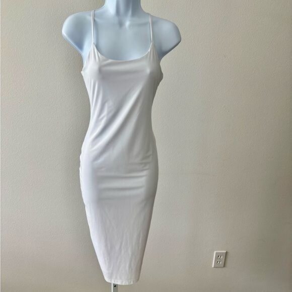 Y2K Tank Top Dress Large Duo Set Bodycon Straps Festival Streetwear Minimalist - Picture 9 of 13